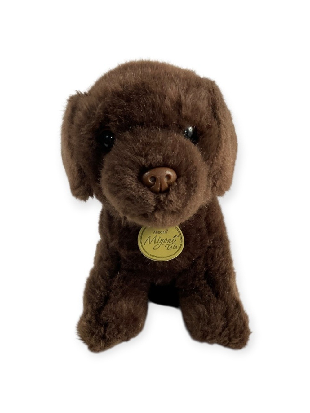Aurora Miyoni Tots Chocolate Lab Puppy Plush 8” Labrador Retriever Dog